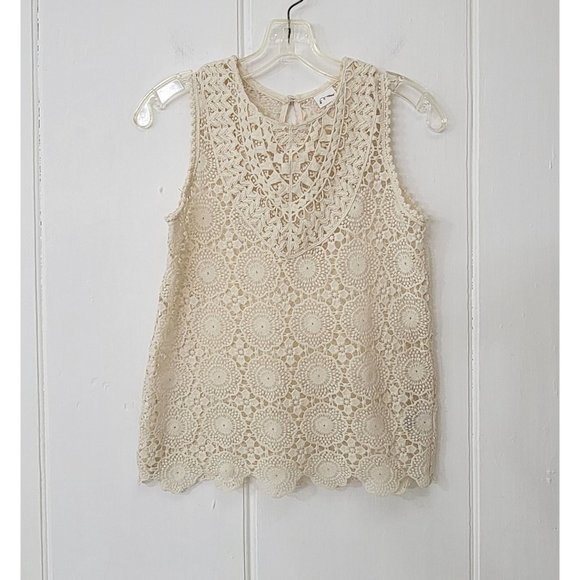 Art Class Cream Lace Topper Girls Large - Picture 5 of 5